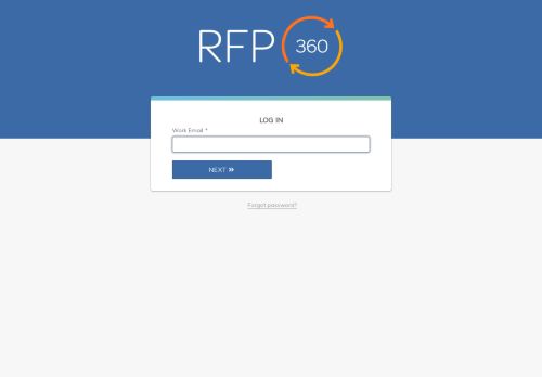 
                            1. RFP360 Log In