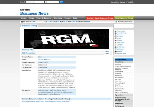 
                            7. RGM Promotions | staff, temporary staff, promoters, brand ...