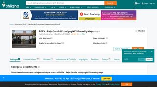 
                            12. RGPV - Rajiv Gandhi Proudyogiki Vishwavidyalaya, Bhopal - Courses ...