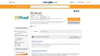 
                            12. Rh Brasil - O que fazemos e Trabalhe conosco | Empregos.com.br