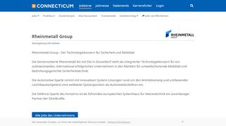 
                            9. Rheinmetall | Arbeitgeber - Karriere - Profil - Connecticum