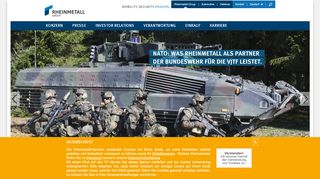 
                            1. Rheinmetall Group – Automotive und Defence für Mobilität und ...