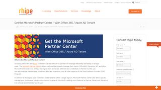 
                            7. rhipe | Get the Microsoft Partner Center - With Office 365 / Azure AD ...