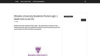 
                            8. Rhodes University Students Portal Login | www.ross.ru.ac.za ...