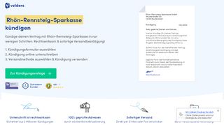 
                            11. Rhön-Rennsteig-Sparkasse online & kostenlos kündigen - Volders