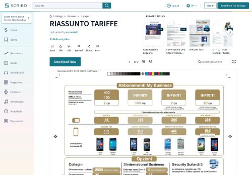 
                            11. RIASSUNTO TARIFFE - Scribd