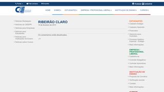 
                            10. Ribeirão Claro | CIEE/PR - Centro de Integração Empresa-Escola do ...