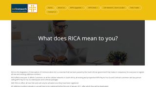 
                            13. RICA - Cell Network, MTN contracts, packages and upgrades