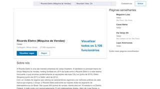 
                            5. Ricardo Eletro (Máquina de Vendas) | LinkedIn