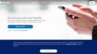 
                            6. Ricarica con PayPal dove vuoi e quando vuoi