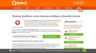 
                            7. Ricarica Vodafone: ricaricare online cellulare e chiavette internet ...