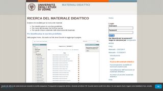 
                            4. Ricerca del materiale didattico - Materiali Didattici - Uniud