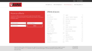 
                            2. Ricerca offerte - UMANA - Agenzia per il Lavoro