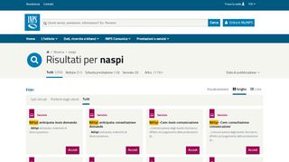 
                            4. Ricerca per naspi. - Inps