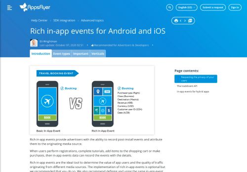 
                            9. Rich In-App Events - Android and iOS – Help Center - AppsFlyer