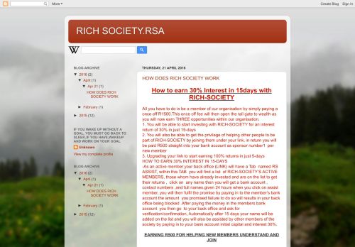 
                            2. RICH SOCIETY.RSA