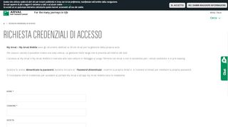 
                            3. Richiesta credenziali di accesso | Arval IT