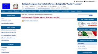 
                            10. Richiesta di Offerta bando Atelier creativi - Istituto Comprensivo ...