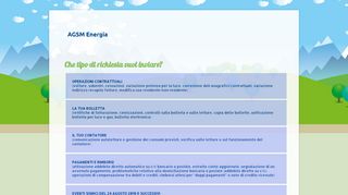 
                            4. Richieste online - AGSM Energia