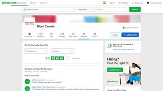
                            12. Ricoh Canada Employee Benefits and Perks | Glassdoor.co.in