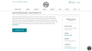 
                            6. Ridge Hill ::: Motherhood Maternity