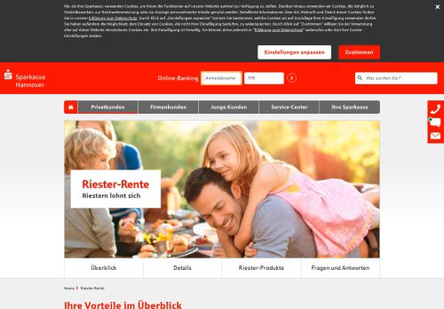 
                            10. Riester-Rente - Sparkasse Hannover