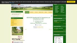 
                            12. Rietz-Neuendorf - GEOCON Gesellschaft für Geotechnik und ...