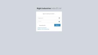 
                            1. RightIndustriesIPL.com | Log in - Right Industries India (P) Ltd