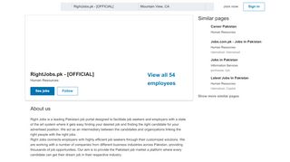 
                            4. RightJobs.pk - [OFFICIAL] | LinkedIn