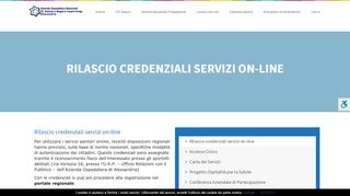 
                            12. Rilascio credenziali servizi on-line | Azienda Ospedaliera Nazionale ...