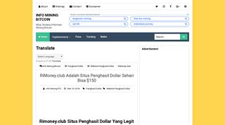 
                            1. RiMoney.club Adalah Situs Penghasil Dollar Sehari Bisa $150 - Info ...