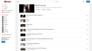 
                            8. RIN-CITY fan site - YouTube