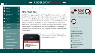 
                            3. Rinderzucht Austria: RDV-Mobil App