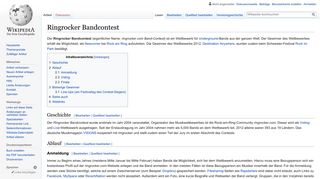 
                            12. Ringrocker Bandcontest – Wikipedia