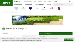 
                            8. Rinkven Golf & Country Club - Clubs - Golf.be