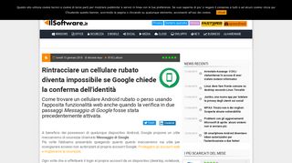 
                            10. Rintracciare un cellulare rubato diventa impossibile se Google chiede ...