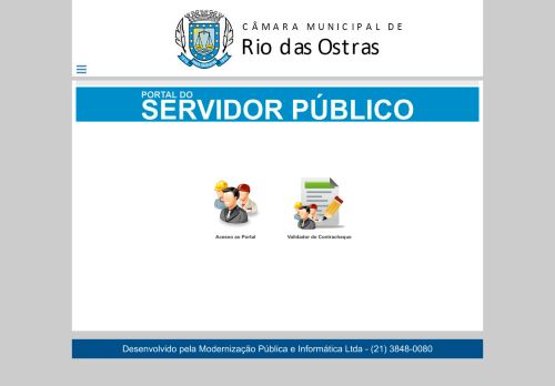 
                            5. Rio das Ostras: Portal do Servidor Público
