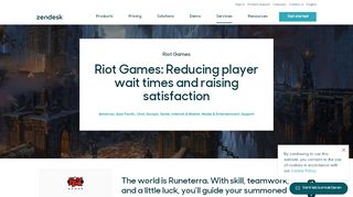 
                            9. Riot Games Customer Service Story | Zendesk