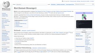 
                            4. Riot (Instant-Messenger) – Wikipedia