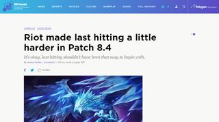 
                            9. Riot made last hitting a little harder in Patch 8.4 - The Rift Herald