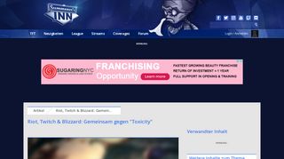 
                            6. Riot, Twitch & Blizzard: Gemeinsam gegen 'Toxicity' - Summoners-Inn.de