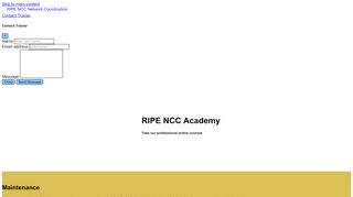 
                            13. RIPE NCC Academy