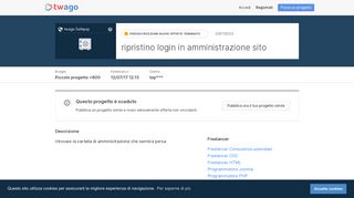 
                            2. ripristino login in amministrazione sito | twago