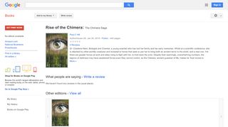 
                            9. Rise of the Chimera: The Chimera Saga