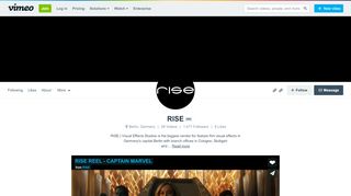 
                            7. RISE on Vimeo