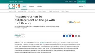 
                            13. RiseSmart ushers in outplacement on the go with mobile app