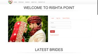 
                            10. Rishta Point is Largest & 100% Free Matrimonial site.