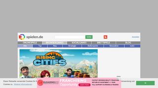 
                            8. Rising Cities kostenlos online spielen auf Alle Browserspiele spielen.de