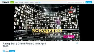 
                            10. Rising Star ( Grand Finale ) 15th April 2018 on Vimeo