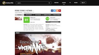 
                            10. Rising Storm 2: Vietnam for PC Reviews - Metacritic